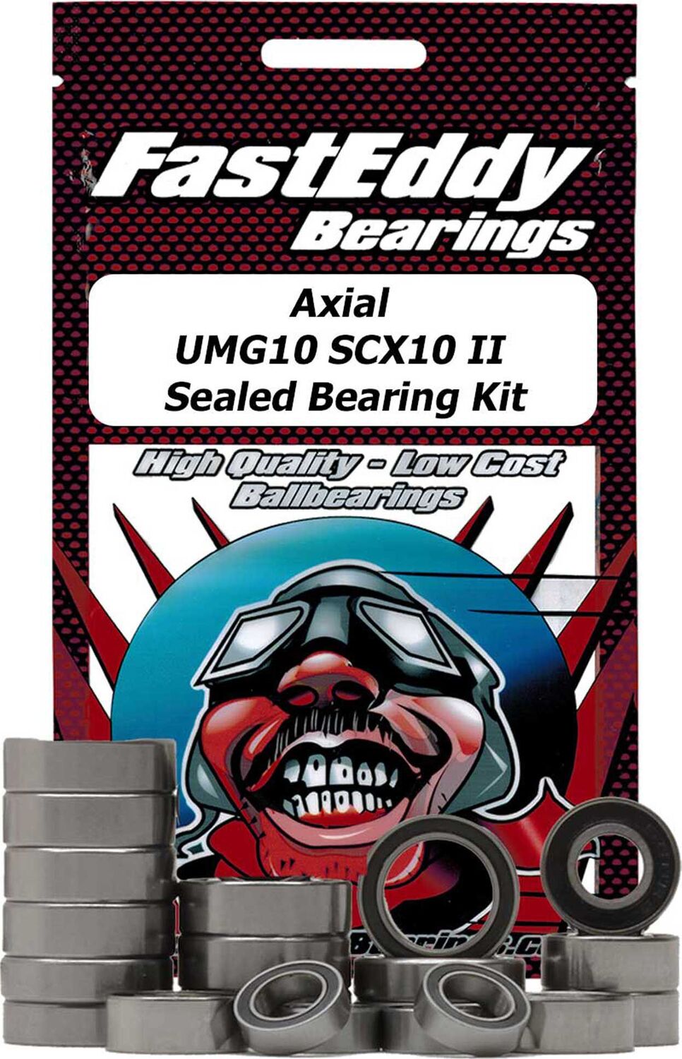 Sealed Bearing Kit: Axial UMG10 SCX10 II